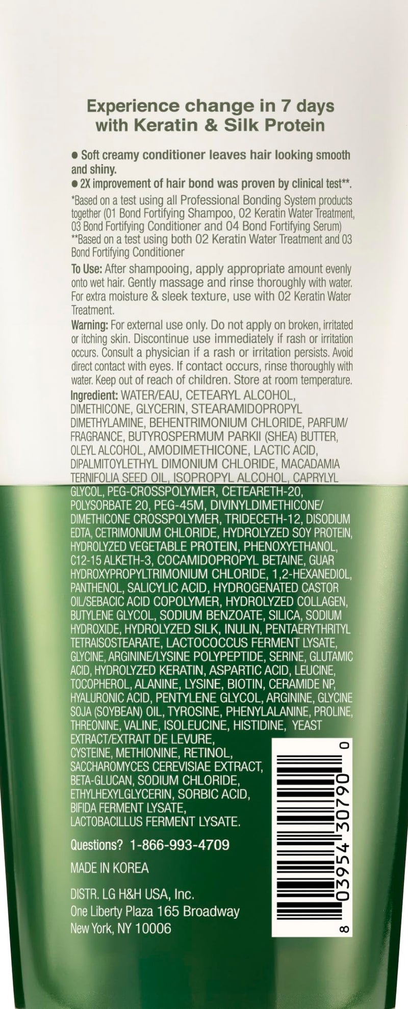 Dr.Groot Dr. Groot Bond Fortifying Conditioner, With Keratin and Silk Protein, Clinically Proven to Repair and Thicken Dry, Thin or Damaged Hair, Kbeauty, Korean Hair Care Professional Bonding System - Image 5