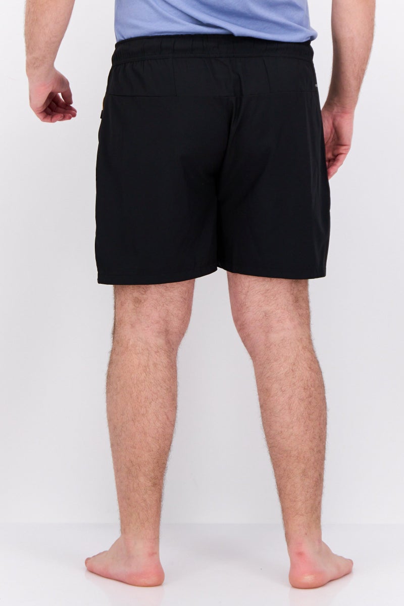 MOTION Men Brand Logo Board Shorts, Black - Image 3