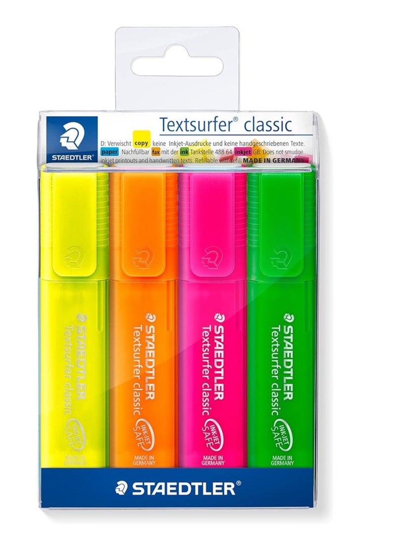 شتدلر مجموعة من 4 قطع من هايلايتر تيكستسيرفر متعدد الألوان، عبوة من قطعتين - Image 2