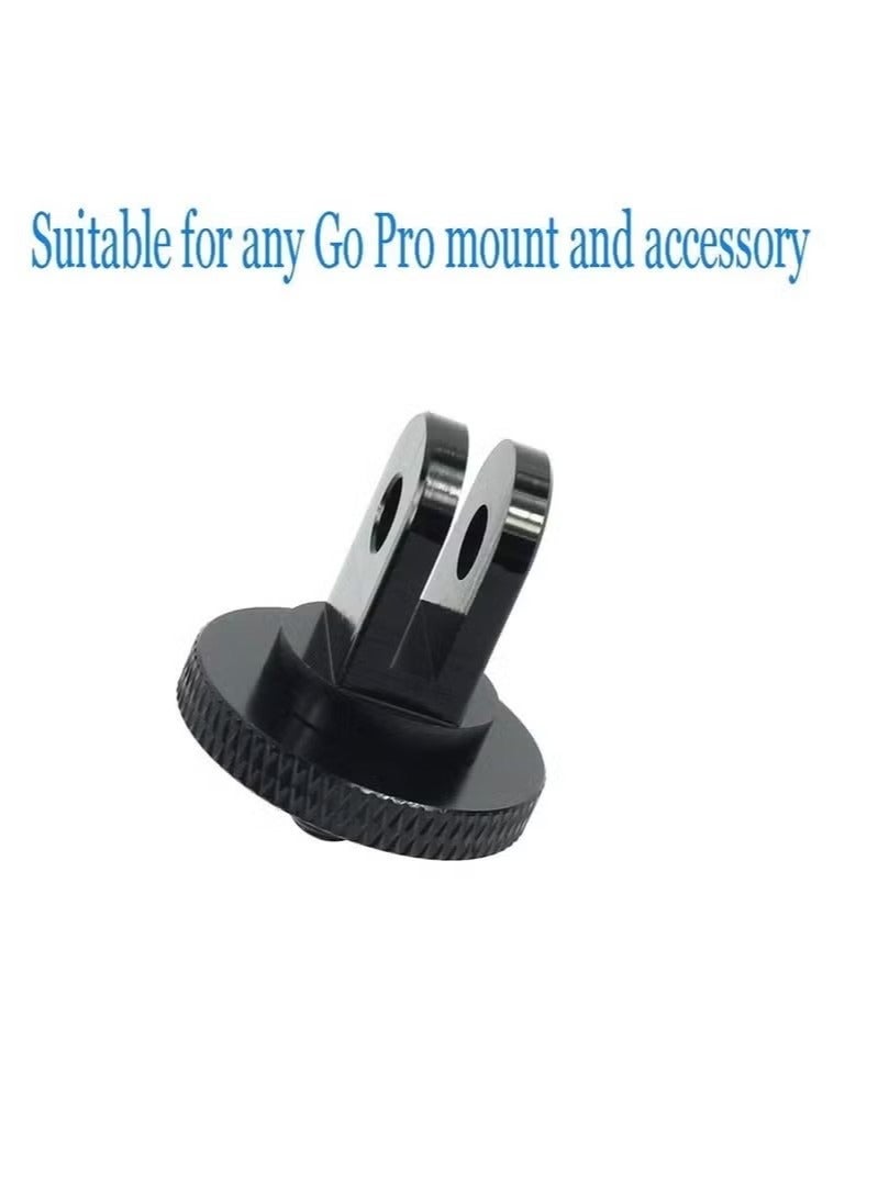 Camera Tripod Mount for Gopro Adapter, 2Pcs 1/4-20 Screw Conversion Adapter for GoPro Hero10, Insta360 ONE X3, X2, Go 2, Xiaomi Yi and Other Action Cameras - Image 3