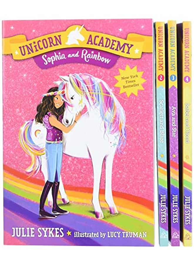 Unicorn Academy: Rainbow of Adventure Boxed Set (Books 1-4) 