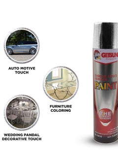 GETSUN G1010 Chrome Spray Paint 330ml Chrome Effect Aerosol Paint The Finest Chrome Aluminum Spray  - Image 4