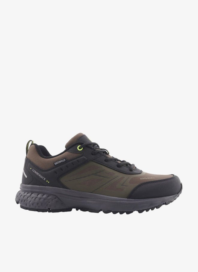 LUMBERJACK Men JOSEP Panelled Lace-Up Sneakers - Image 2