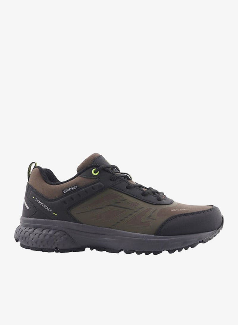 LUMBERJACK Men JOSEP Panelled Lace-Up Sneakers - Image 1