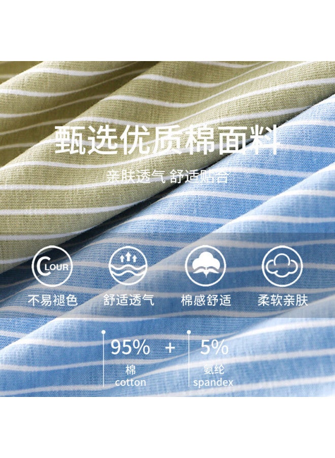 Jianjiang Aru Men's Underwear, Pure Cotton Home Shorts, Men's Boxer Briefs, Loose-fitting Men's Underpants, Plus Size, 3-pack