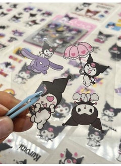 Kağıt Gemi Paper Ship Sanrio Character Kuromi 25 Sheets Pet Sticker Set Pink Pack  - Image 2