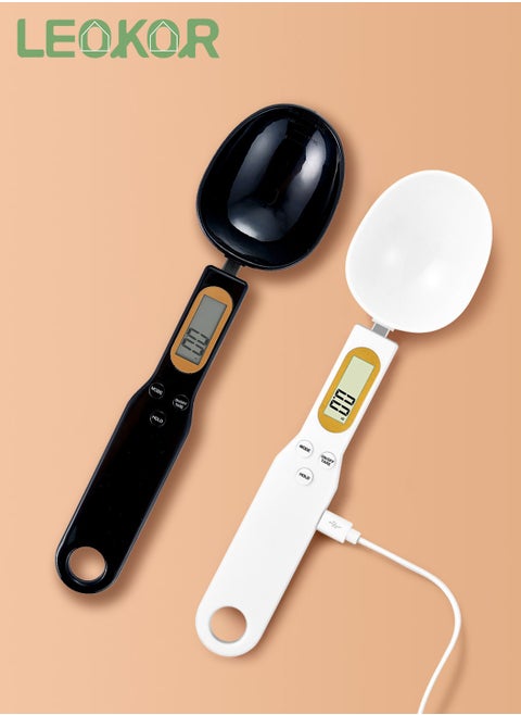 Electronic Kitchen Scale LCD Digital Measuring Digital Spoon Scale Mini Kitchen Spoon Scale(500g/0.1g)