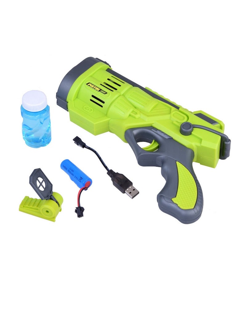 Bubble gun toy for children, multicolored, with lights, 32 random selection slots  - Image 1