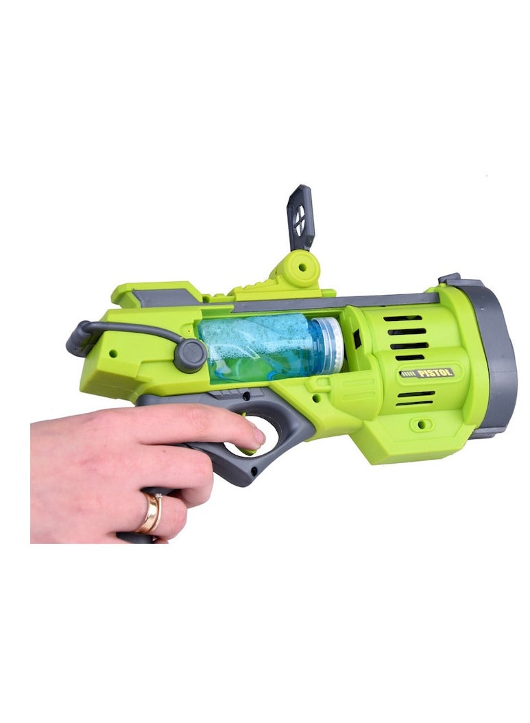 Bubble gun toy for children, multicolored, with lights, 32 random selection slots  - Image 4