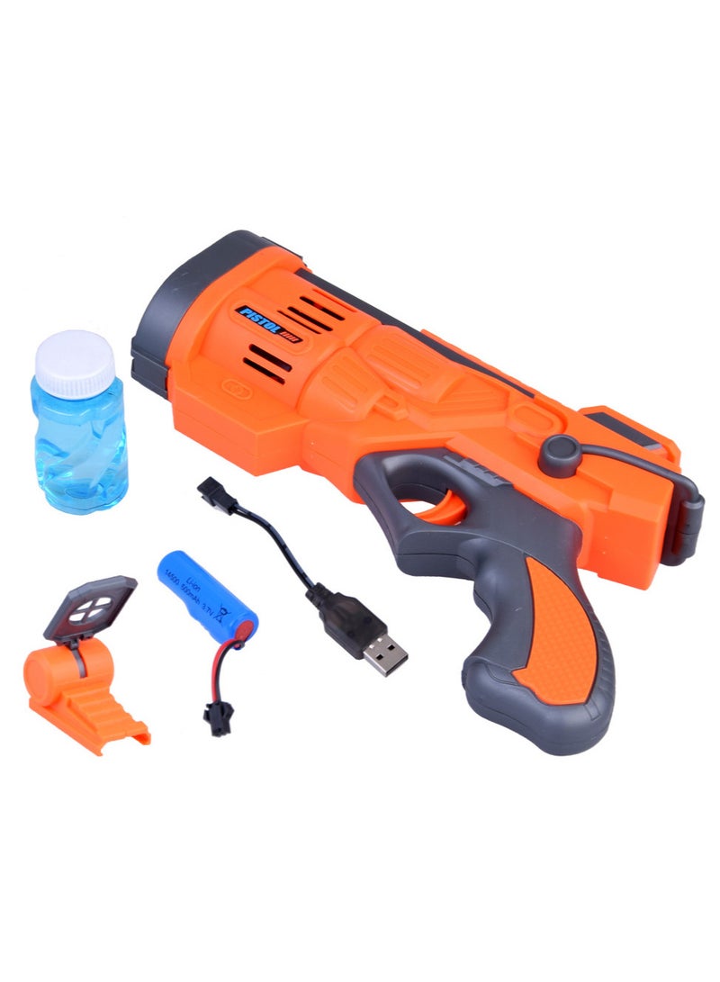 Bubble gun toy for children, multicolored, with lights, 32 random selection slots  - Image 5