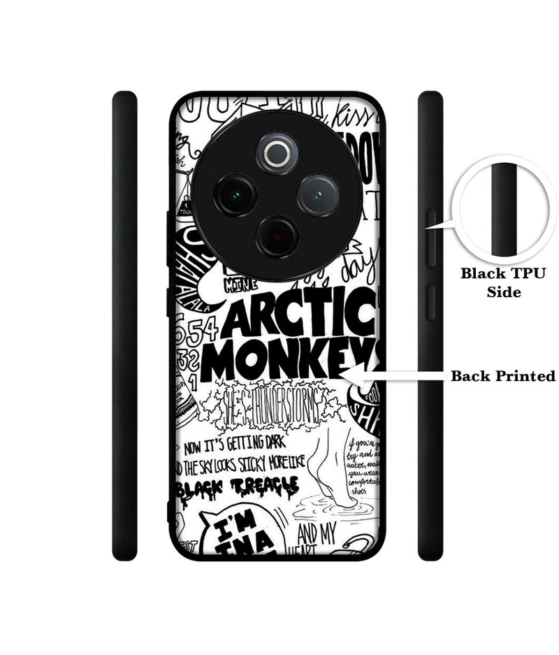 Casotec Arctic Monkeys Pattern Design Premium 2D Printed Metal Back Case Cover for Vivo T4 5G / Y300 Pro 5G / Y300 Pro Plus 5G / iQOO Z10 5G - Image 2