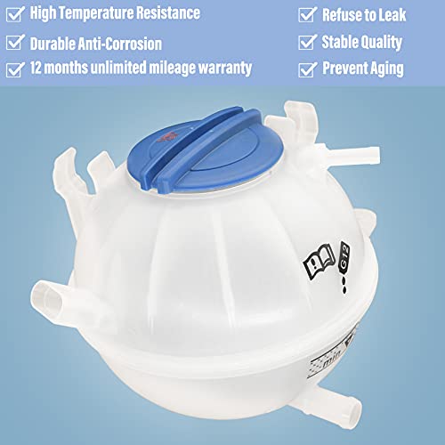 LEIMO KPARTS Radiator Coolant Overflow Reservoir Expansion Recovery Tank for VW Jetta Golf Volkswagen Passat Beetle Audi A3 Replaces# 1k0121407a - Image 2
