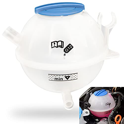 LEIMO KPARTS Radiator Coolant Overflow Reservoir Expansion Recovery Tank for VW Jetta Golf Volkswagen Passat Beetle Audi A3 Replaces# 1k0121407a - Image 1