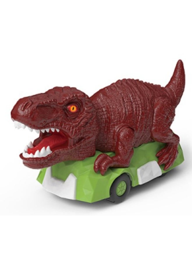 Children's Electric Dinosaur Wanxiang Walking Shark Tyrannosaurus Rex Triceratops Unicorn Dolphin Simulation Cartoon Small Animals-Color:Tyrannosaurus Rex-Specifications:23.00 × 8.00 × 11.00 Cm  - Image 1