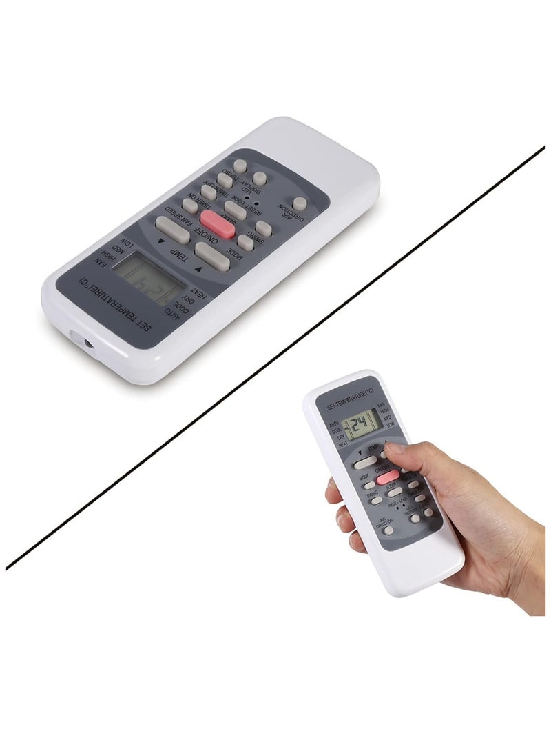 Generic - Air Conditioner Remote Control,Low Power Consumption, Air Conditioner Remote Control Replacement Universal Controller for Midea R51M/E - Image 1