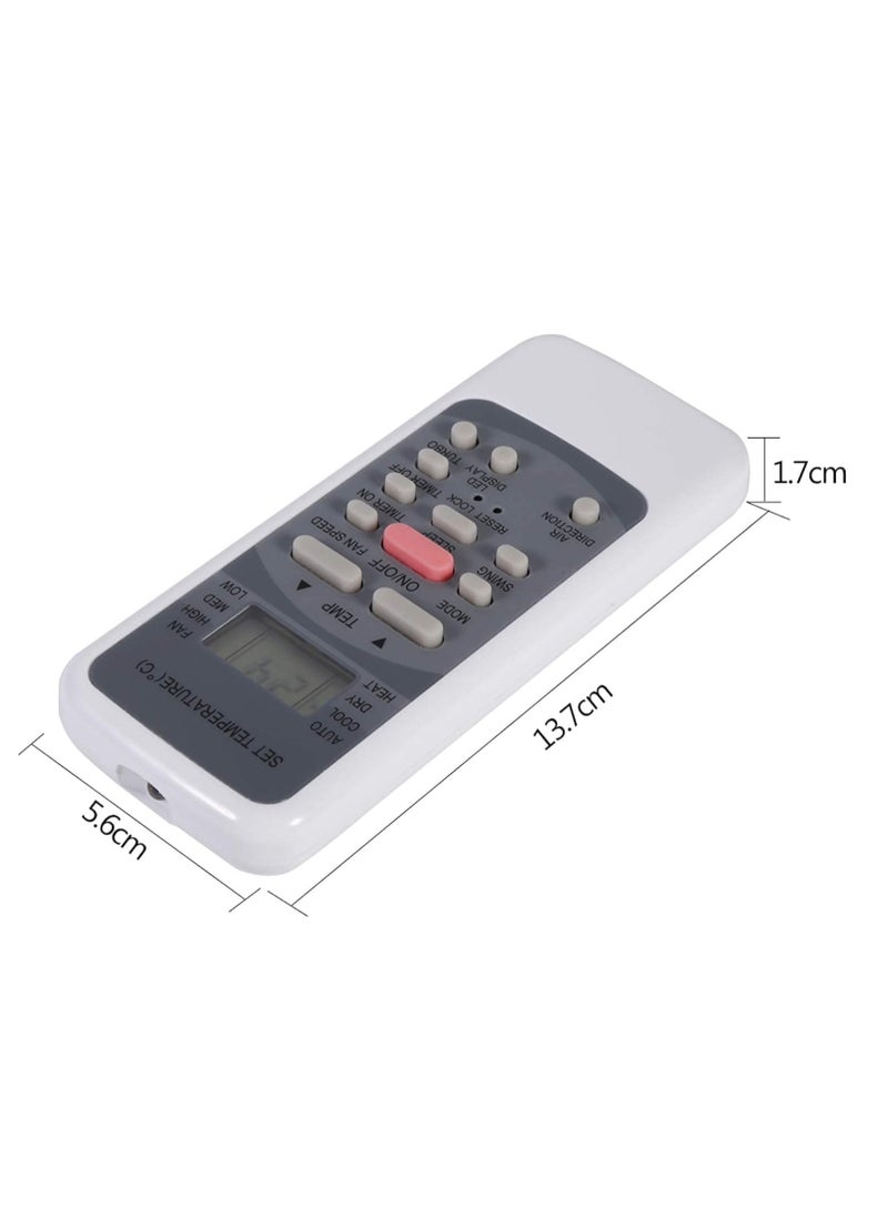 Generic - Air Conditioner Remote Control,Low Power Consumption, Air Conditioner Remote Control Replacement Universal Controller for Midea R51M/E - Image 1