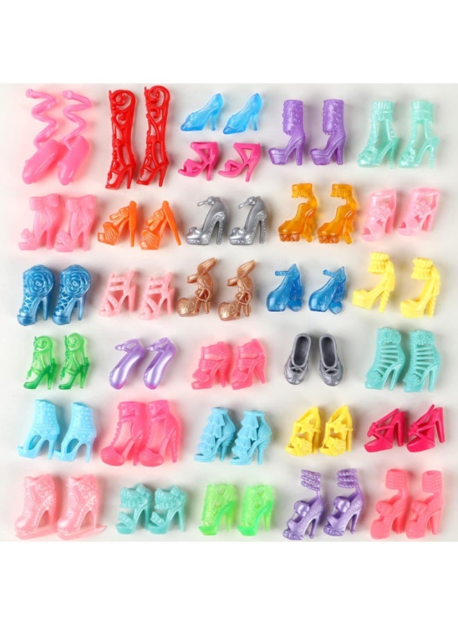 DUNISO 42 Pcs Doll Clothes and Accessories Set,Doll Clothes Outfit,Fashion Design Kit for 11.5Inch Doll, Easy to Put on and Take Off,Gift for Girls - Image 4