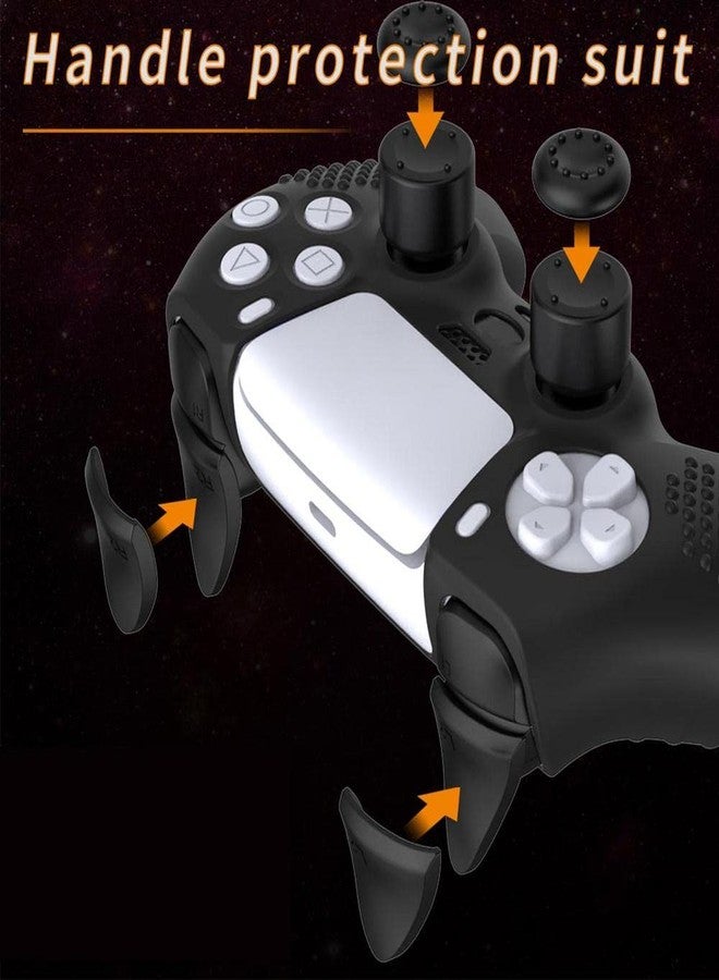 XBERSTAR Anti-Slip Silicone Protector Cover +Rocker Cap for PS5 Edge Controller - Image 2