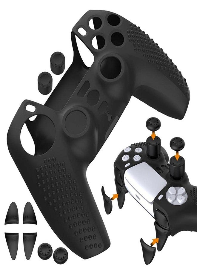 XBERSTAR Anti-Slip Silicone Protector Cover +Rocker Cap for PS5 Edge Controller - Image 5