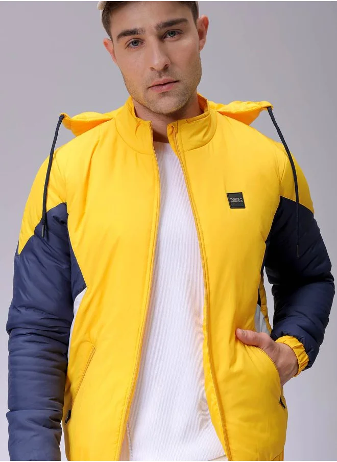 The Indian Garage Co Men Slim Fit Mix & Match Puffer Jackets