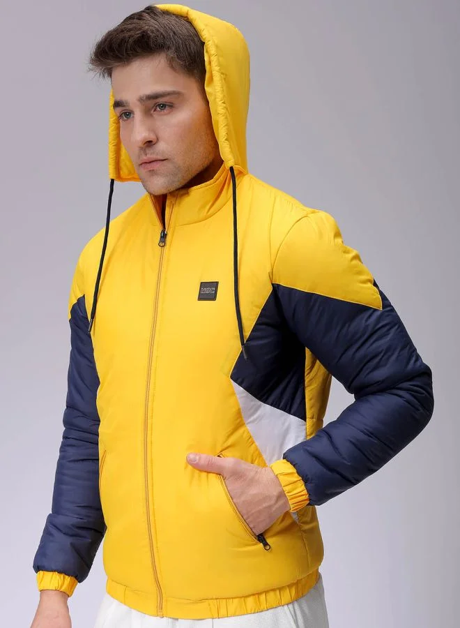 شركة المرآب الهندية Men Slim Fit Mix & Match Puffer Jackets