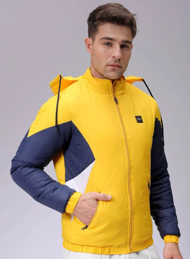 شركة المرآب الهندية Men Slim Fit Mix & Match Puffer Jackets