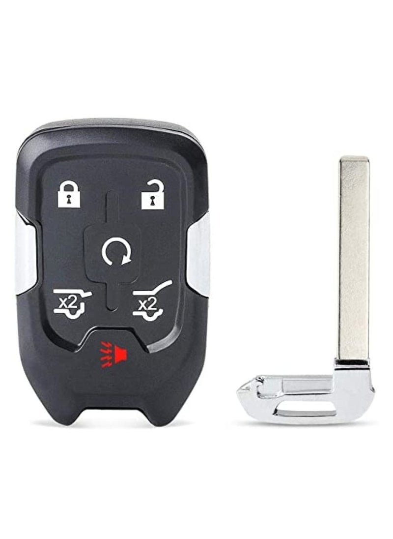 Rubik 6 Buttons Replacement Uncut Key Cover for Chevrolet Suburban Tahoe GMC Yukon 2015 2016 2017 2018 2019 2020, Keyless Entry Remote Fob Case Shell  - Image 3