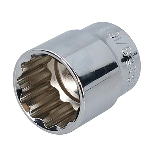 AB Tools 1/2" Drive Socket British Whitworth BSW Imperial Sizes 8pc Shallow Set TE079 - Image 4