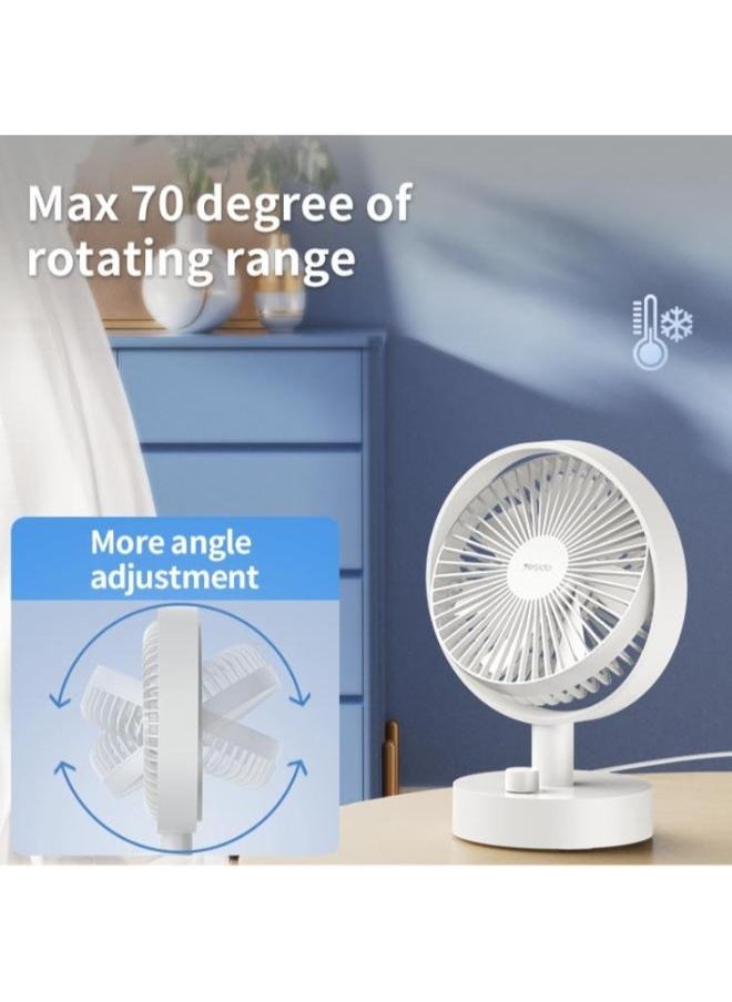 Yesido - Yesido YF12 5W Type-C Charging Desktop Wired Fan - Image 1
