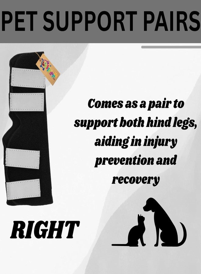 Western Era Adjustable Dog Leg Splint for Rear & Front Legs | Orthopedic Canine Brace for Injury Recovery, Sprains, Weakness, and Mobility Support | Breathable & Lightweight Pet Limb Stabilizer (Left) - Image 4