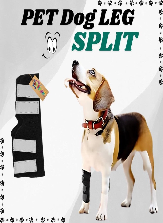 Western Era Adjustable Dog Leg Splint for Rear & Front Legs | Orthopedic Canine Brace for Injury Recovery, Sprains, Weakness, and Mobility Support | Breathable & Lightweight Pet Limb Stabilizer (Left) - Image 2