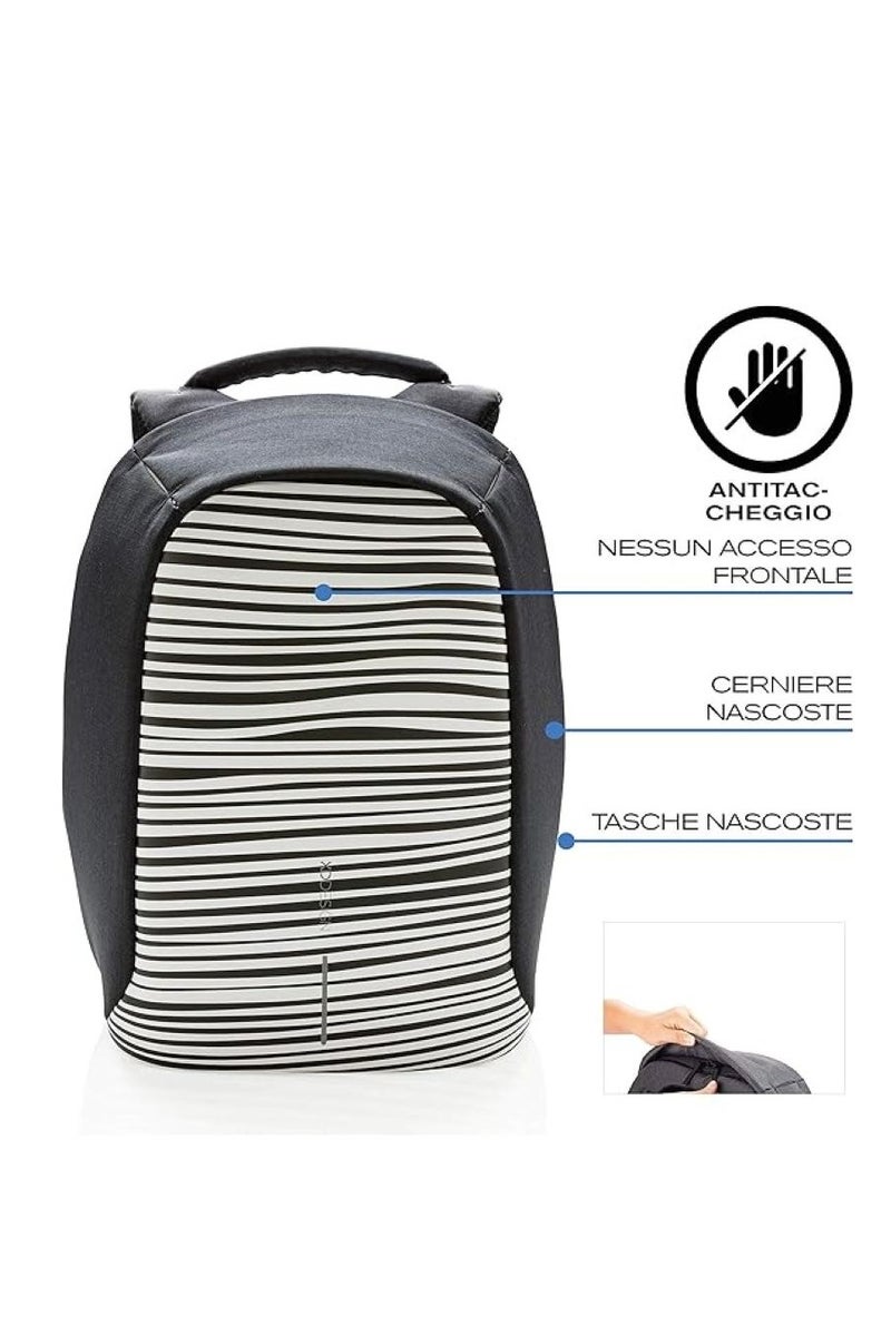 XDDesign Bobby Compact Print Anti-Theft Laptop Backpack w/USB port - Image 2
