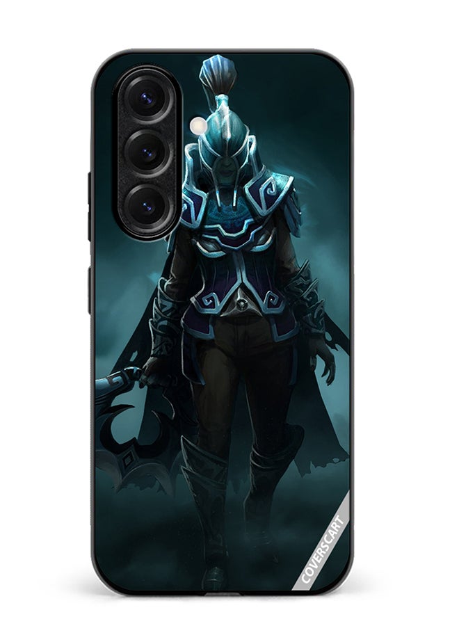 VR CREATIVE Protective Case Cover For Samsung Galaxy S25 Phantom Assassin, Dark Wraith Set, Dota 2 Design Multicolour