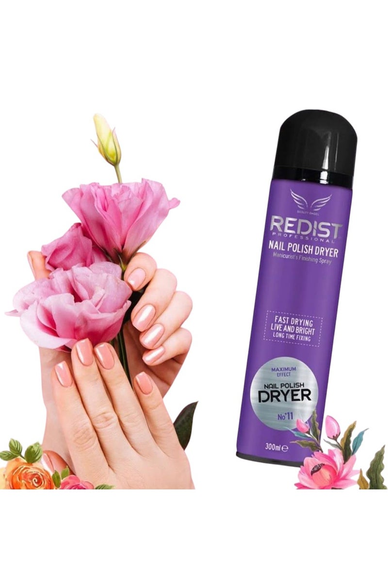 REDIST Nail Polish Dryer Spray 300 ml - Image 2