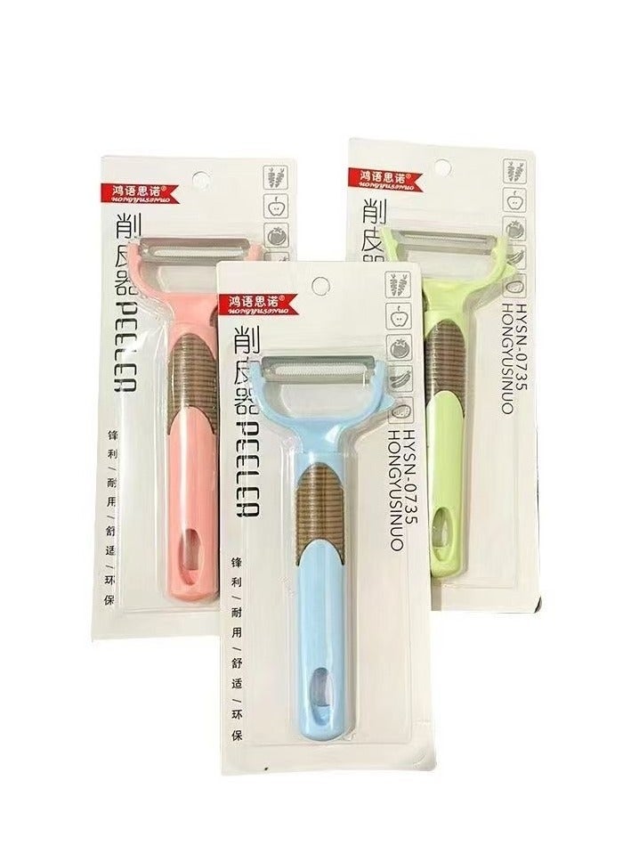 CHU DAI Stainless Steel Vegetable Peeler & 20-Pack Stainless Steel Scouring Pads & Popsicles Molds with Sticks 8 Piece Popsicle Mold Ice Cream Molds Small Popsicle & Dessert Spoon Set, 4 Pcs Shovel Shape Stainless Steel Spoons, Ice Cream Fruit Spoon for Home, Kitchen or Restaurant & 3-pack Body Brush Dry Brushing Shower Bath Brush Long Handle Gentle Back Skin Scrubber Exfoliate Massage Improve Blood Circulation Cellulite TreatmentBundle - Image 2