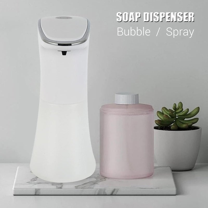 ويوبلز موزع صابون أوتوماتيكي، موزع صابون قابل للشحن عبر منفذ USB، حاوية صابون للمطبخ والحمام والفنادق - Image 2