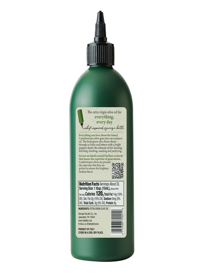 DeLallo, Castelvetrano Extra Virgin Olive Oil, 16.9 Ounce Squeeze Bottle, (3 Pack), Made in Italy, Made with 100% Sicilian Olives, For Cooking and Drizzling, All Natural, Non-GMO - Image 5
