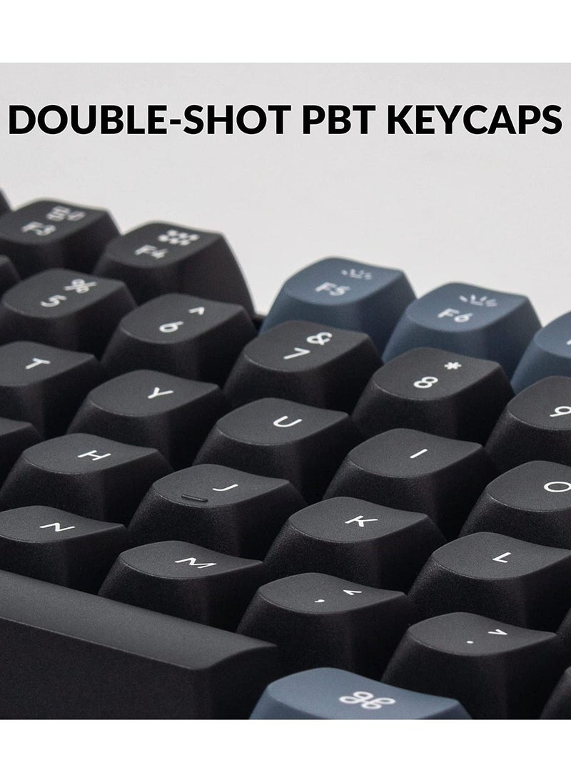 Keychron - K8 Pro Wireless Custom Mechanical Keyboard, 87 keys QMK/VIA Programmable Bluetooth/Wired White Backlight Tenkeyless with Hot-swappable Gateron G Pro Brown Switch Compatible with Mac Windows Linux - Image 1