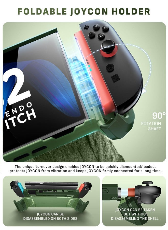 mumba Dockable Case Designed for Nintendo Switch 2 2025, [Blade Series] TPU Grip Protective Cover Accessories Compatible with Switch 2 7.9 Inch and Quick-Release Joy-Con Design (Urban) - Image 3