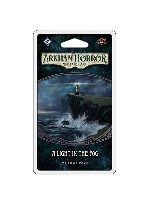 Arkham Horror The Card Game A Light In The Fog Mythos Pack ; Horror Game ; Mystery Game ; Cooperative Card Game ; Ages 14+ ; 12 Players ; Average Playtime 12 Hours ; Made By