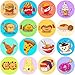 Hohamn 600 Pcs Food Stickers Roll for Kids 15 Inch 16 Styles Food Snack Stickers for Kids Boys Girls Birthday Party School Reward Giveaways - Image 2
