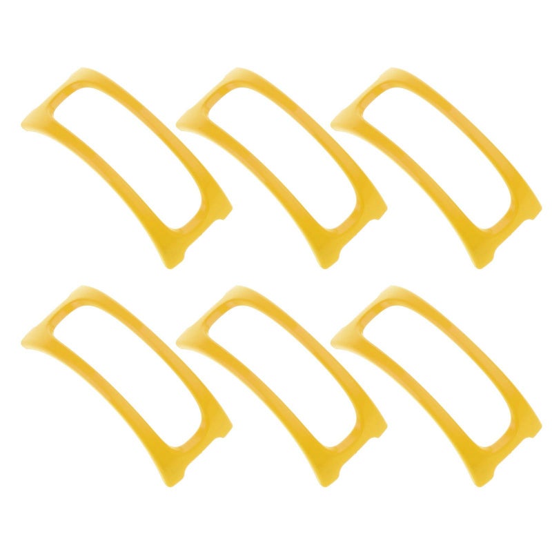 12pcs Yellow Tacos Holder Stand Serving Tray Kitchen Tool Snack Display Pallet - Image 2