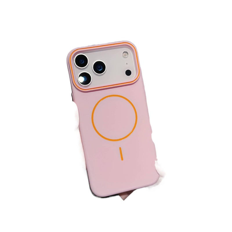 Protective Case | Strong Magnetic | Skin Feel | Pink PC | Cover for iPhone 13 - Image 1