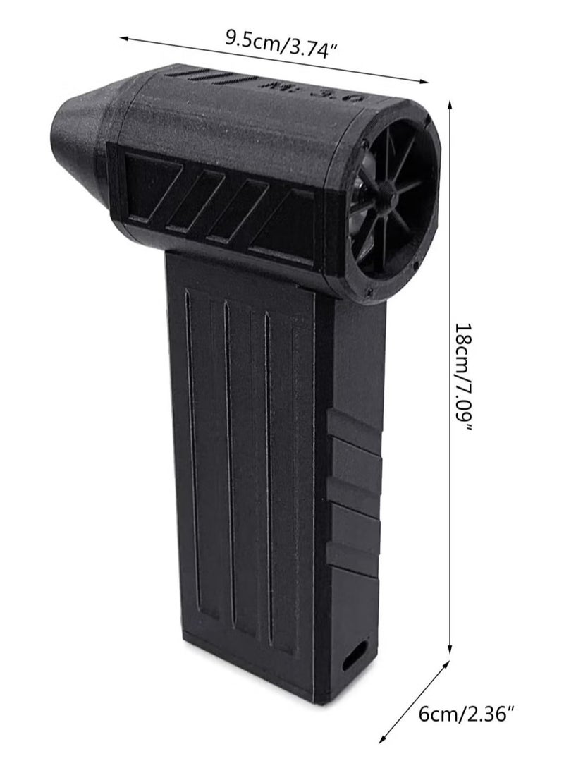 TIGER Electric Air Blower Gun & Small Hand Fan with Turbo Blades – Super Power Air Duster, 130,000 RPM Wind Speed 52m/s – Portable Turbo Mini Jet Fan for Dusting, Cooling, and Cleaning  - Image 5