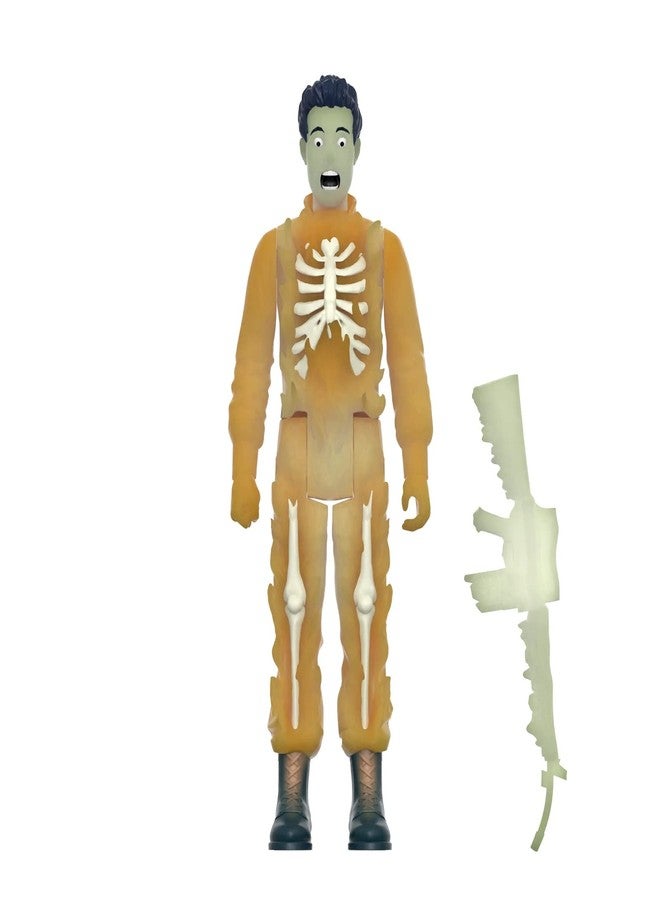 Super7 Mars Attacks Burning Flesh (Glow) - 3.75" Mars Attacks Action Figure with Accessory Vintage Collectibles and Retro Toys - Image 2