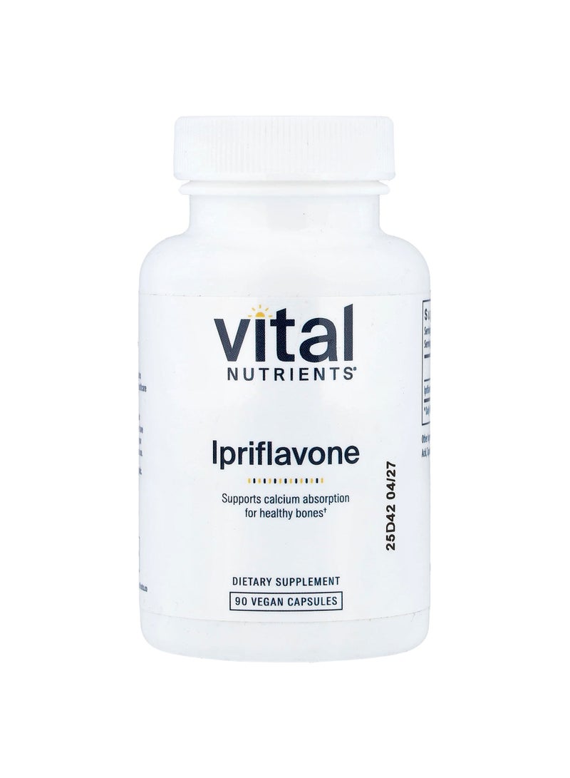 Vital Nutrients Ipriflavone, 90 Vegan Capsules (300 mg per Capsule)