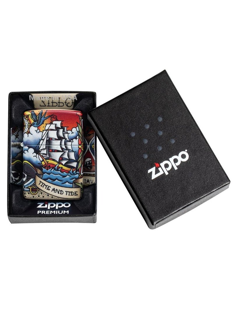 Zippo - Nautical Tattoo Design Windproof Lighter - Image 1