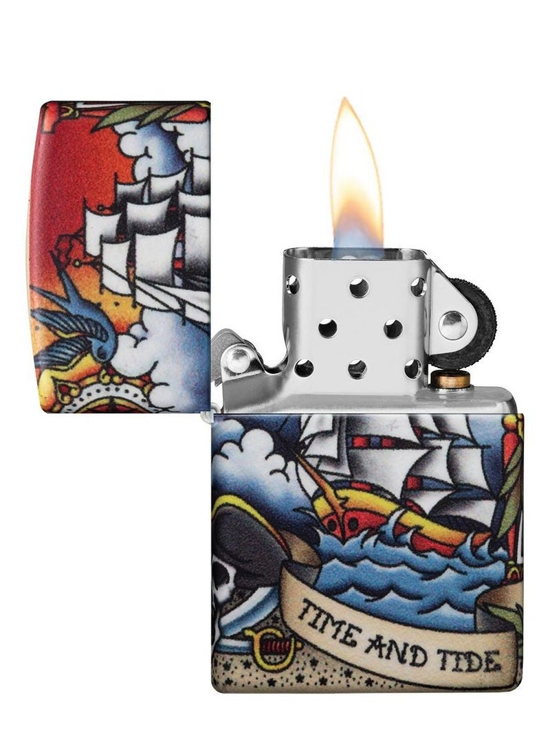 Zippo - Nautical Tattoo Design Windproof Lighter - Image 1