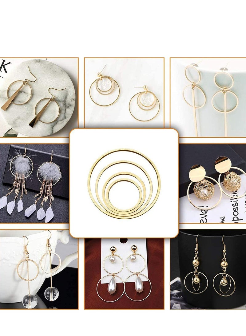 SOLARAE Girl Round Earring Beading Hoop Set, 70 Pieces - Image 2