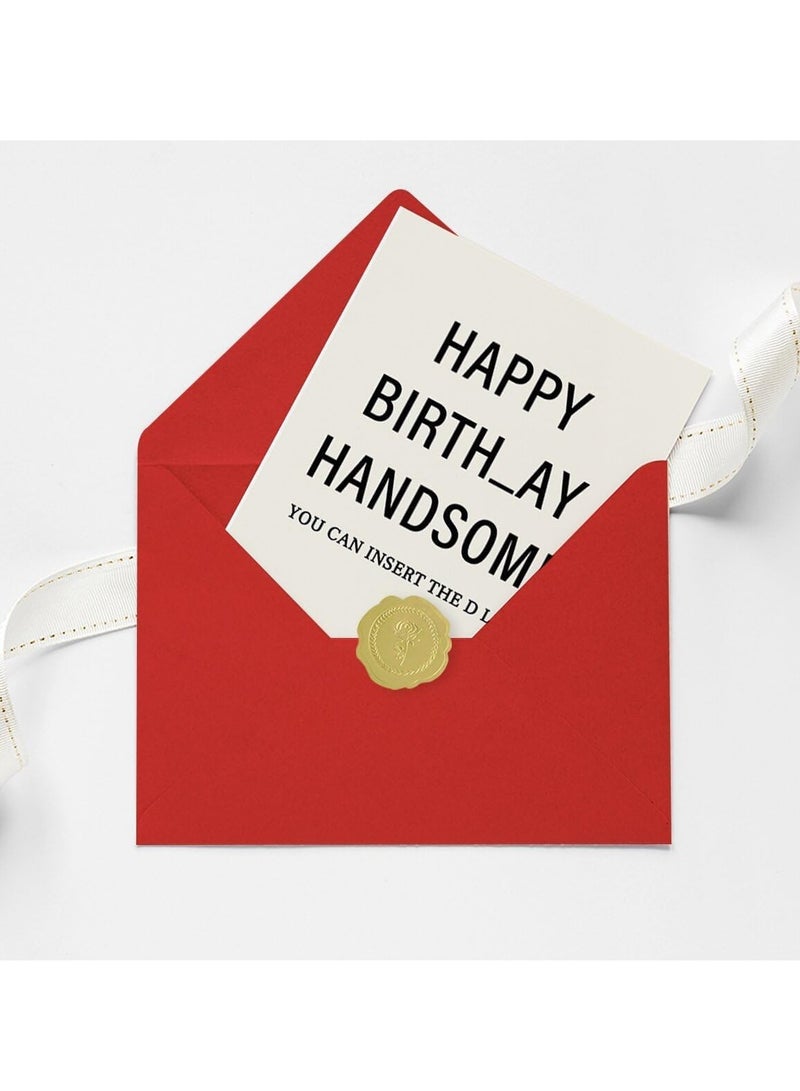 Funny Birthday Card & Gifts for Men Husband Boyfriend Him, Happy Birthday Card, Modern Letter Print - Image 3